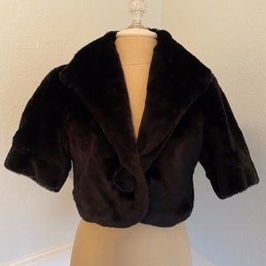 Black Faux Fur Jacket